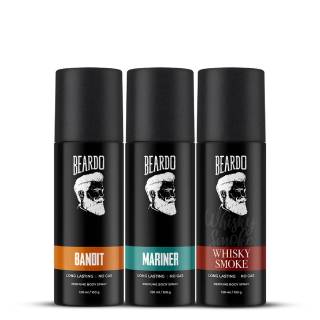 Pack of 3 Beardo Perfume Body Spray at Rs.546 + Flat 10% GP Cashback (Use code VIBD22)